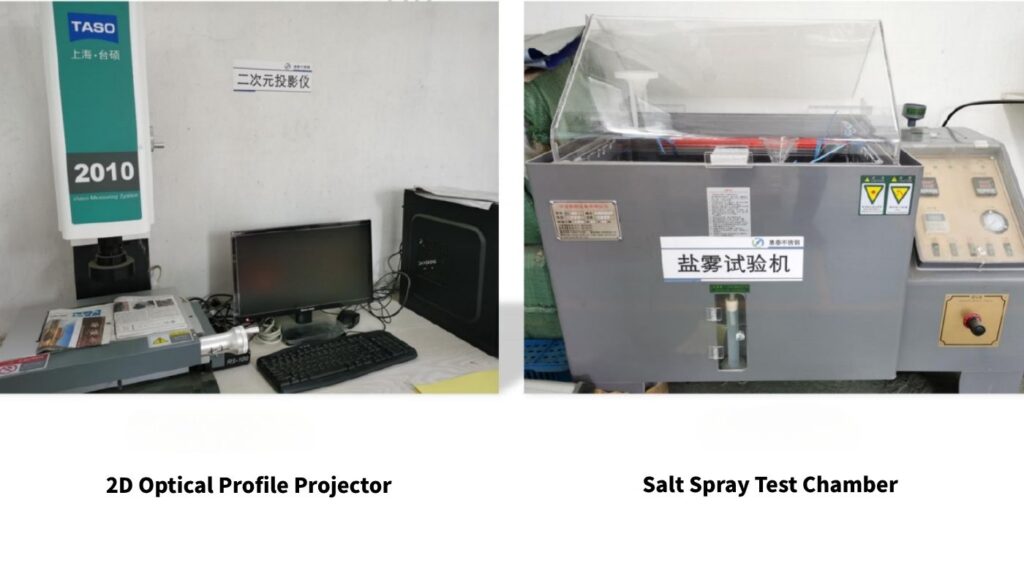 stainless steel testing equipment