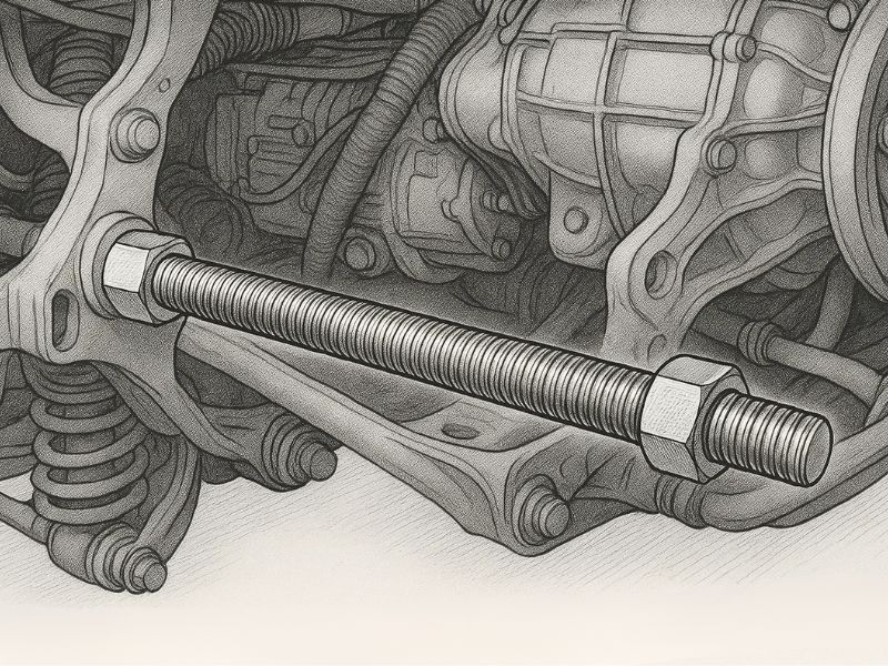 ss threaded rod in automotive component systems