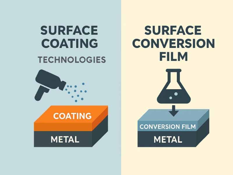 surface finishes contrast