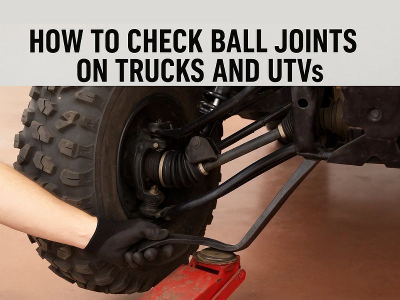 Check Ball Joints on Trucks and UTVs