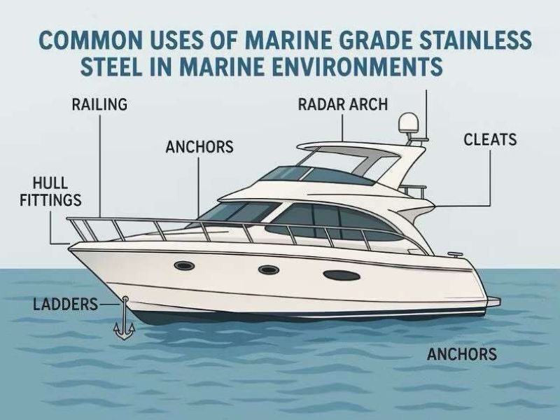 best stainless steel for marine use