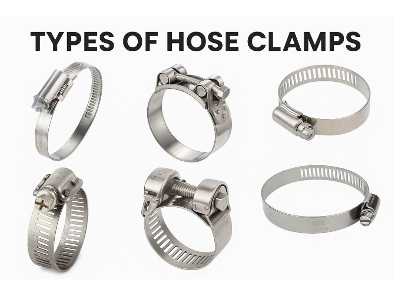 different types of hose clamps