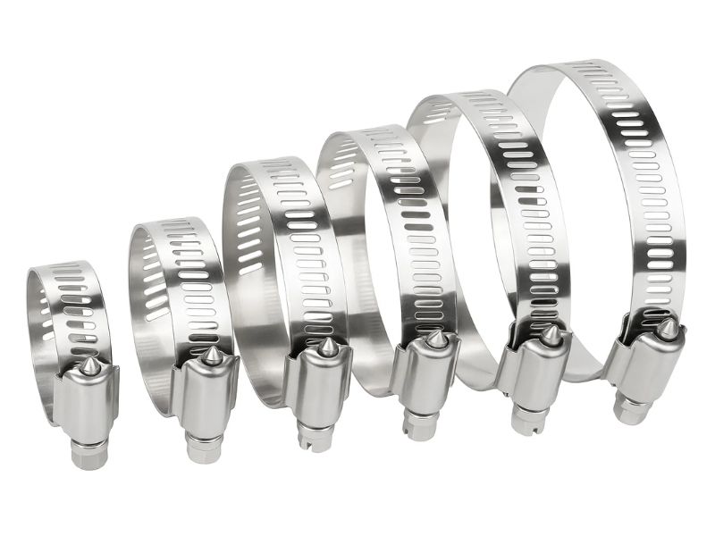 stainless exhaust clamps
