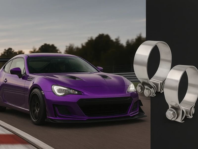 stainless steel exhaust pipe clamps
