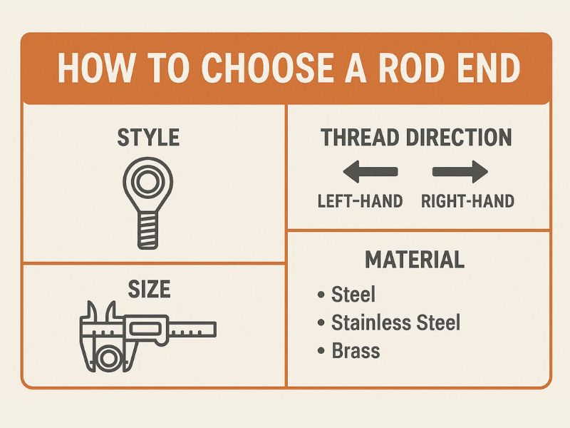 how to choose a rod end for my project