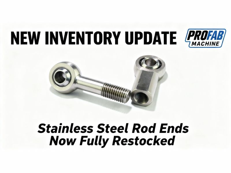new inventory of stainless rod end