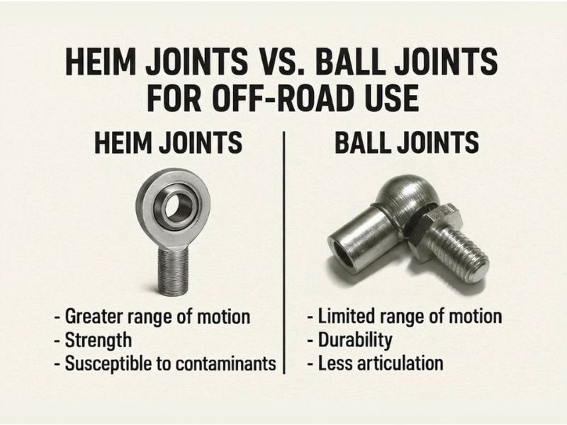 rod end vs ball joint