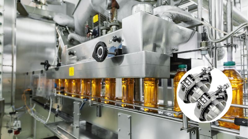 stainless clamps for food