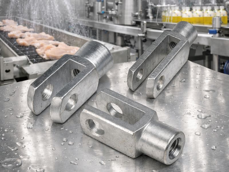 How Stainless Clevis Support Washdown Requirements in Food Processing Lines