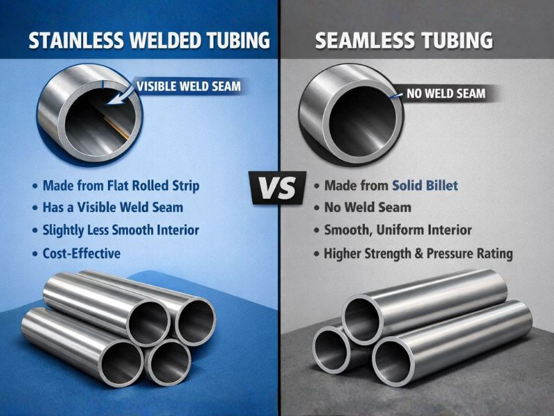 Stainless Welded Tubing vs Seamless Tubing