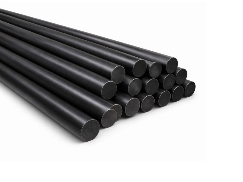 black stainless steel bar