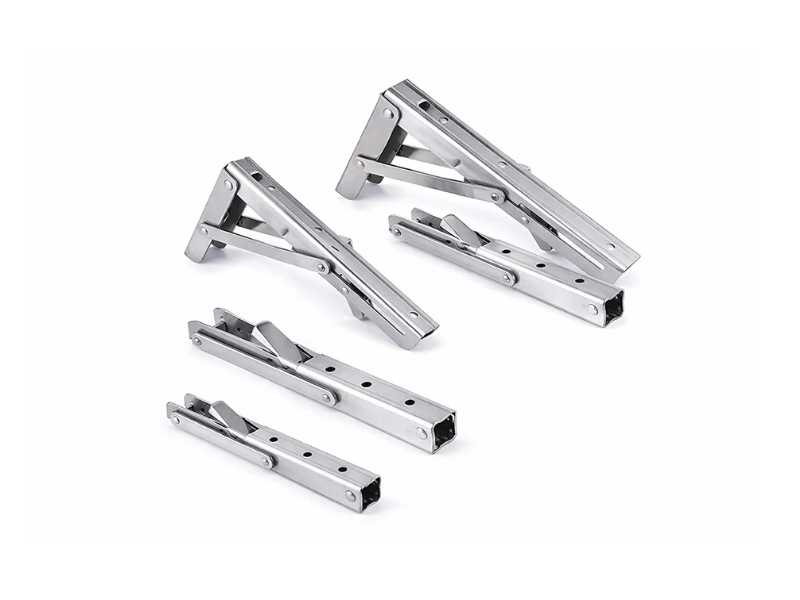 Brushed Steel Shelf Bracket