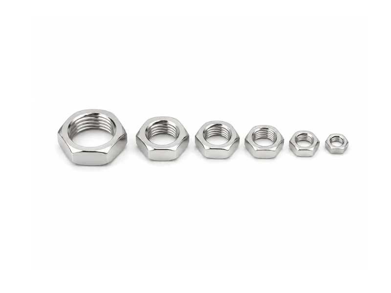 Stainless steel jam nuts
