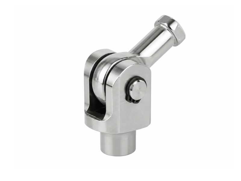 Clevis joints for rod ends