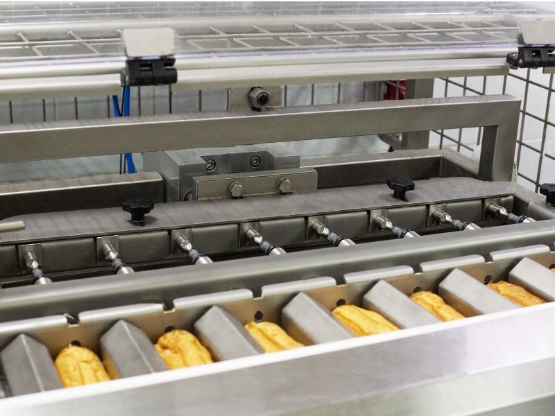 internally threaded inline ball joint linkages in food environment